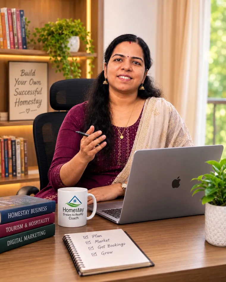 Coach Santhi Sanu — Homestay Dream-to-Reality Coach